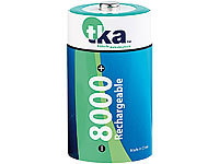tka Köbele Akkutechnik NiMH-Akku Monozelle Typ D 8000mAh; Batterie-Organizer, Akku-Ladegeräte 
