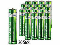 tka Köbele Akkutechnik Super-Alkaline-Batterien Micro 1,5V Typ AAA, 20 Stück; Batterie-Organizer Batterie-Organizer Batterie-Organizer Batterie-Organizer 