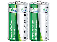 tka Köbele Akkutechnik Super Alkaline Batterien Baby 1,5V Typ C im 2er-Pack; Knopfzellen Knopfzellen 