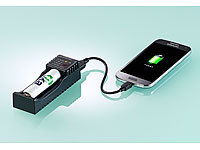 ; Akkuladegeräte, Universal AkkuladegeräteAkku-Ladegeräte mit USB-LadefunktionenAkkuladegeräte, über USB verwendbar mit Solar PanelsUSB Netzteil Akkus 