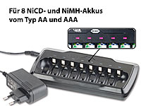 tka Köbele Akkutechnik Ladegerät für 8 AA & AAA-Akkus, mit Kontroll-LEDs & Sicherheits-Timer; Akku-Ladegeräte Akku-Ladegeräte Akku-Ladegeräte Akku-Ladegeräte