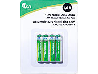 tka Köbele Akkutechnik Nickel-Zink-Akku AAA Micro, 1,6 V, 500 mAh, 4er-Set; Akku-Ladegeräte Akku-Ladegeräte 