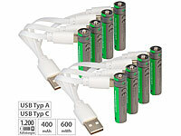 tka Köbele Akkutechnik 8er-Set wiederaufladbare Batterien Typ AAA,600mWh,schnellladen per USB; LiFePO4-Akkus mit BMS LiFePO4-Akkus mit BMS LiFePO4-Akkus mit BMS 
