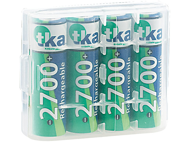 ; Alkaline-Batterien Micro (AAA), Li-Ion-Akkus Typ 18650 