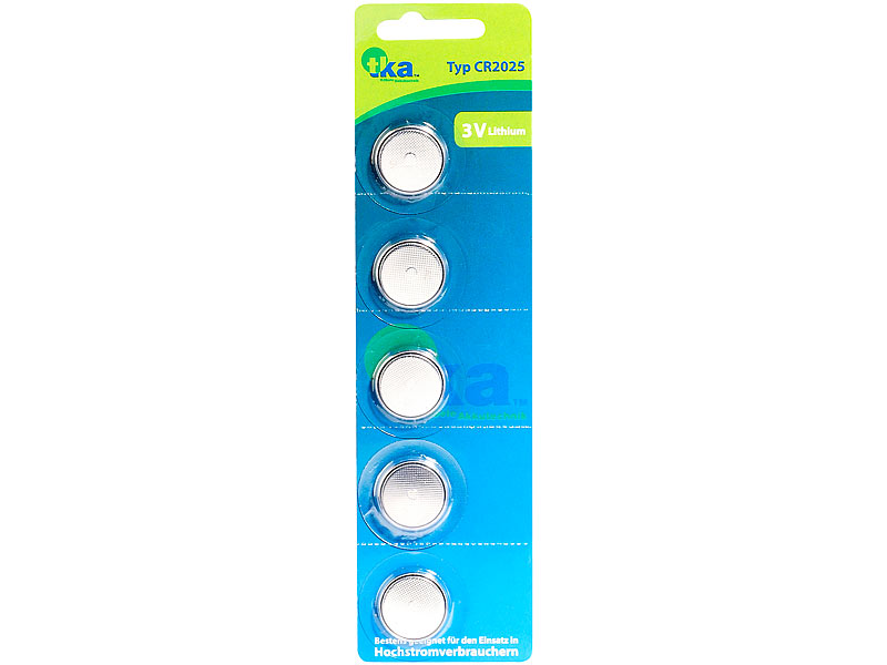 ; Alkaline-Batterien Micro (AAA), Knopfzellen 