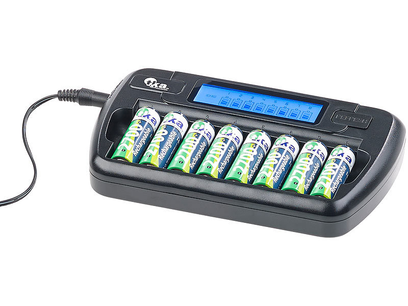 ; Akku-Ladegeräte, Li-Ion-Akkus Typ AA, mit USB-LadefunktionLi-Ion-Akkus Typ AAA, mit USB-Ladefunktion 
