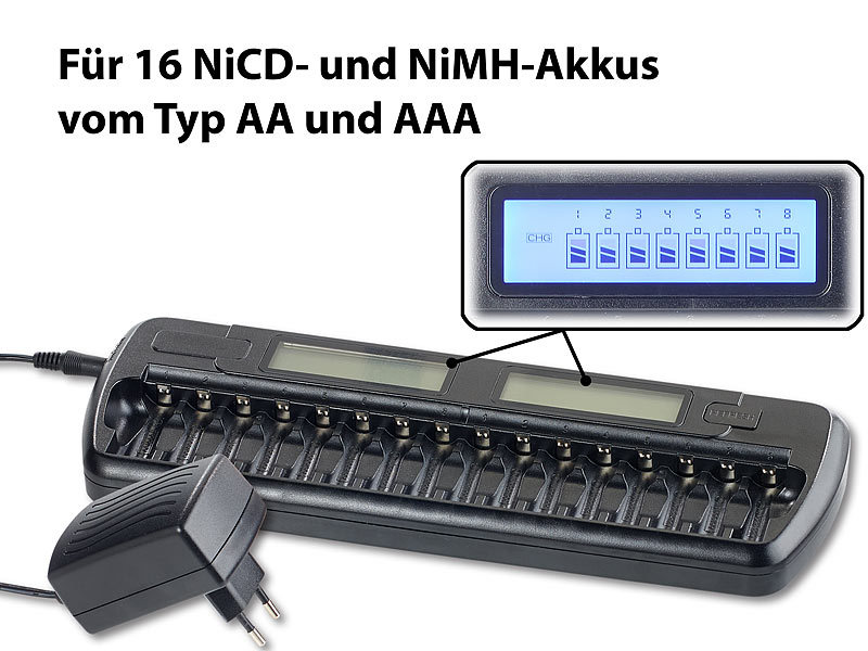 ; Akku-Ladegeräte, Li-Ion-Akkus Typ 18650 Akku-Ladegeräte, Li-Ion-Akkus Typ 18650 