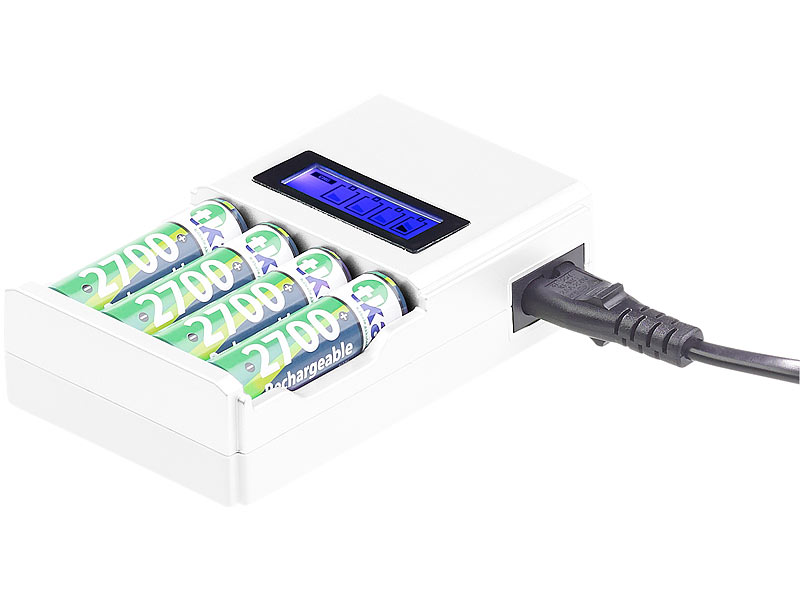 ; Akku-Ladegeräte, Li-Ion-Akkus Typ AA, mit USB-LadefunktionLi-Ion-Akkus Typ AAA, mit USB-Ladefunktion Akku-Ladegeräte, Li-Ion-Akkus Typ AA, mit USB-LadefunktionLi-Ion-Akkus Typ AAA, mit USB-Ladefunktion 