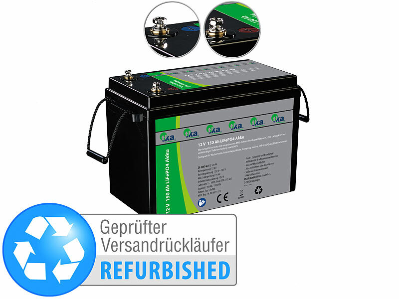 ; LiFePO4-Akkus mit BMS, Bluetooth und App LiFePO4-Akkus mit BMS, Bluetooth und App LiFePO4-Akkus mit BMS, Bluetooth und App 