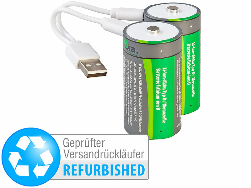 ; Li-Ion-Akkus Typ AAA, mit USB-Ladefunktion, Li-Ion-Akkus Typ AA, mit USB-LadefunktionLi-Ion-Akkus Typ 18650 Li-Ion-Akkus Typ AAA, mit USB-Ladefunktion, Li-Ion-Akkus Typ AA, mit USB-LadefunktionLi-Ion-Akkus Typ 18650 