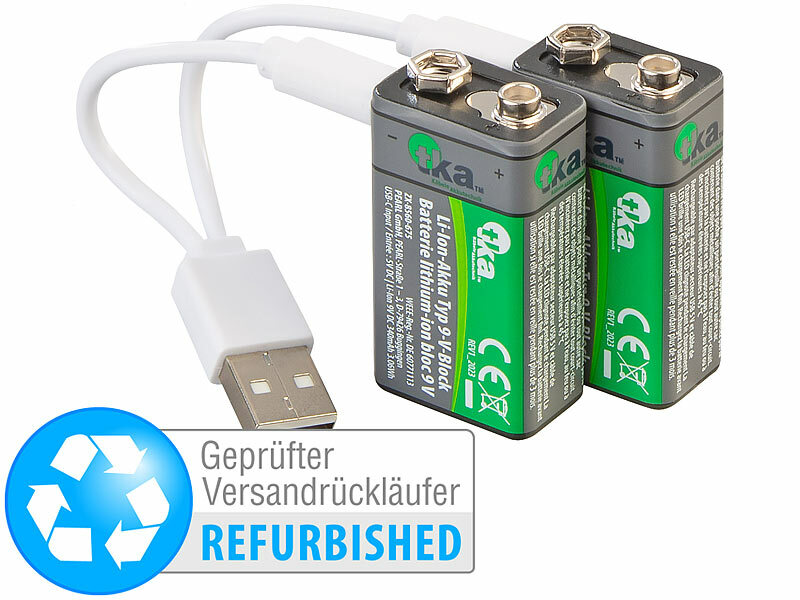 ; Li-Ion-Akkus Typ AAA, mit USB-Ladefunktion, Li-Ion-Akkus Typ AA, mit USB-Ladefunktion Li-Ion-Akkus Typ AAA, mit USB-Ladefunktion, Li-Ion-Akkus Typ AA, mit USB-Ladefunktion 