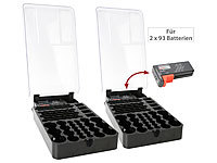 tka Köbele Akkutechnik 2er-Set 2in1-Batterie-Organizer für jeweils 93 Batterien; LiFePO4-Akkus mit BMS LiFePO4-Akkus mit BMS LiFePO4-Akkus mit BMS 