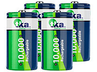 tka Köbele Akkutechnik 4er-Set NiMH-Akkus Typ D / Monozelle, 10.000 mAh