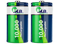 tka Köbele Akkutechnik 2er-Set NiMH-Akkus Typ D / Monozelle, 10.000 mAh