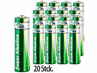 tka Köbele Akkutechnik Super-Alkaline-Batterien Mignon 1,5V Typ AA, 20 Stück; Alkaline-Batterien Micro (AAA) Alkaline-Batterien Micro (AAA) Alkaline-Batterien Micro (AAA) Alkaline-Batterien Micro (AAA) 