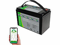 tka Köbele Akkutechnik LiFePO4-Akku mit 12 V, 100 Ah / 1.280 Wh, BMS, LCD-Display, App; Alkaline-Batterien Mignon (AA) 