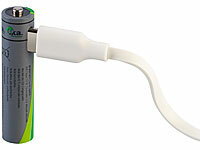 ; Alkaline-Batterien Micro (AAA), Li-Ion-Akkus Typ AA, mit USB-LadefunktionLi-Ion-Akkus Typ 18650 