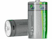 ; Li-Ion-Akkus Typ AA, mit USB-Ladefunktion, Li-Ion-Akkus Typ 18650Li-Ion-Akkus Typ AAA, mit USB-Ladefunktion 
