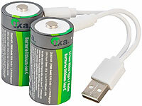 ; Li-Ion-Akkus Typ AA, mit USB-Ladefunktion, Li-Ion-Akkus Typ 18650Li-Ion-Akkus Typ AAA, mit USB-Ladefunktion 