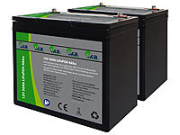 tka Köbele Akkutechnik 2er-Set LiFePO4-Akkus, 12 V, 50 Ah / 640 Wh, BMS, für Solaranlagen; Alkaline-Batterien Mignon (AA) Alkaline-Batterien Mignon (AA) 