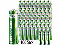 tka Köbele Akkutechnik 100er-Set Super-Alkaline-Batterien Typ AA / Mignon, 1,5 V; Akku-Ladegeräte 