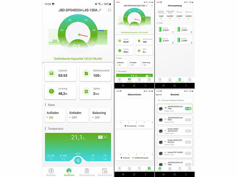 ; LiFePO4-Akkus mit BMS LiFePO4-Akkus mit BMS 