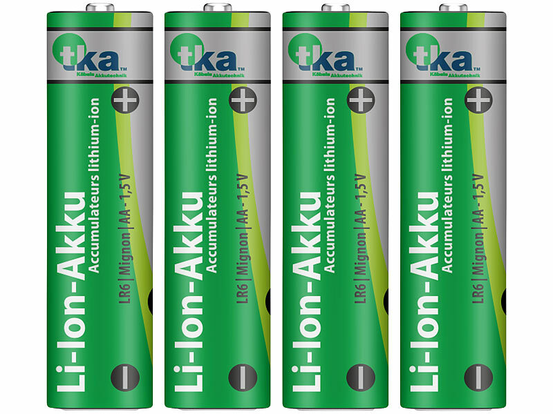 ; Li-Ion-Akkus Typ AA, mit USB-Ladefunktion, Li-Ion-Akkus Typ 18650 Li-Ion-Akkus Typ AA, mit USB-Ladefunktion, Li-Ion-Akkus Typ 18650 Li-Ion-Akkus Typ AA, mit USB-Ladefunktion, Li-Ion-Akkus Typ 18650 