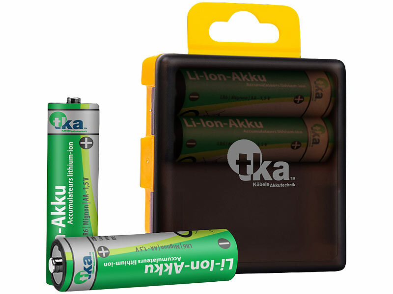 ; Li-Ion-Akkus Typ AA, mit USB-Ladefunktion, Li-Ion-Akkus Typ 18650 Li-Ion-Akkus Typ AA, mit USB-Ladefunktion, Li-Ion-Akkus Typ 18650 Li-Ion-Akkus Typ AA, mit USB-Ladefunktion, Li-Ion-Akkus Typ 18650 