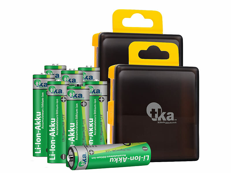 ; Li-Ion-Akkus Typ AA, mit USB-Ladefunktion, Li-Ion-Akkus Typ 18650 Li-Ion-Akkus Typ AA, mit USB-Ladefunktion, Li-Ion-Akkus Typ 18650 Li-Ion-Akkus Typ AA, mit USB-Ladefunktion, Li-Ion-Akkus Typ 18650 