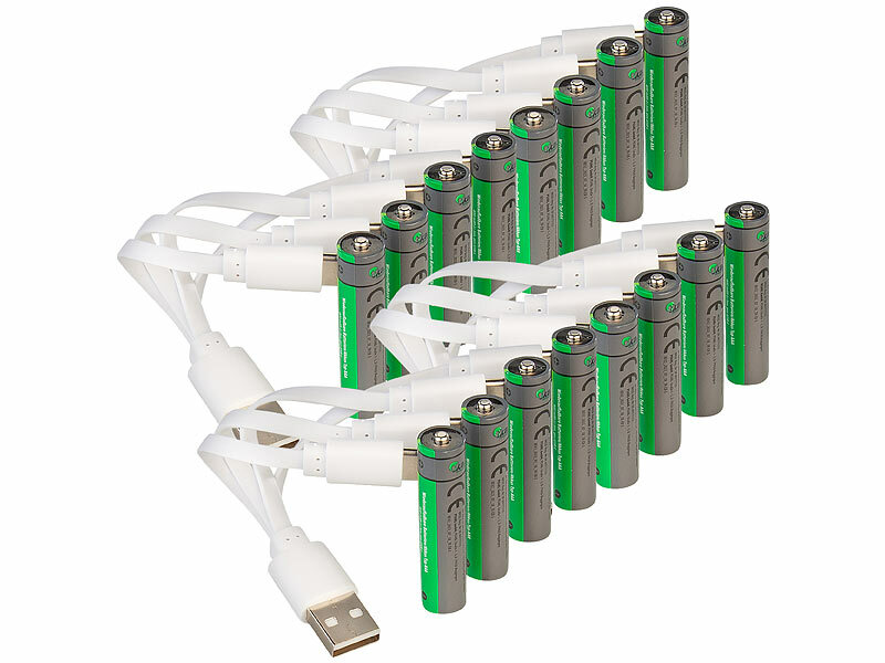 ; Alkaline-Batterien Micro (AAA), Li-Ion-Akkus Typ AA, mit USB-LadefunktionLi-Ion-Akkus Typ 18650 Alkaline-Batterien Micro (AAA), Li-Ion-Akkus Typ AA, mit USB-LadefunktionLi-Ion-Akkus Typ 18650 Alkaline-Batterien Micro (AAA), Li-Ion-Akkus Typ AA, mit USB-LadefunktionLi-Ion-Akkus Typ 18650 